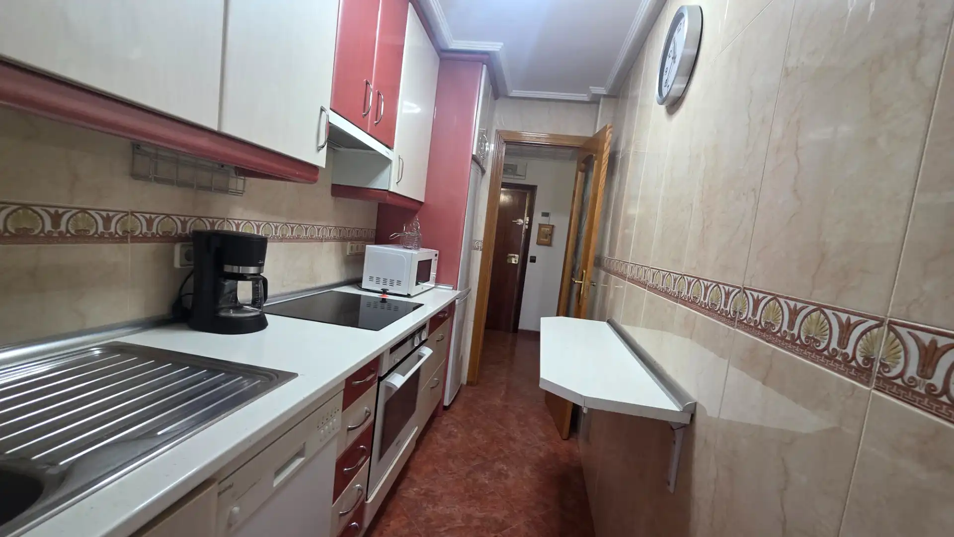 Kitchen of Flat for sale in Madrid  with Parquet flooring and Terrace
