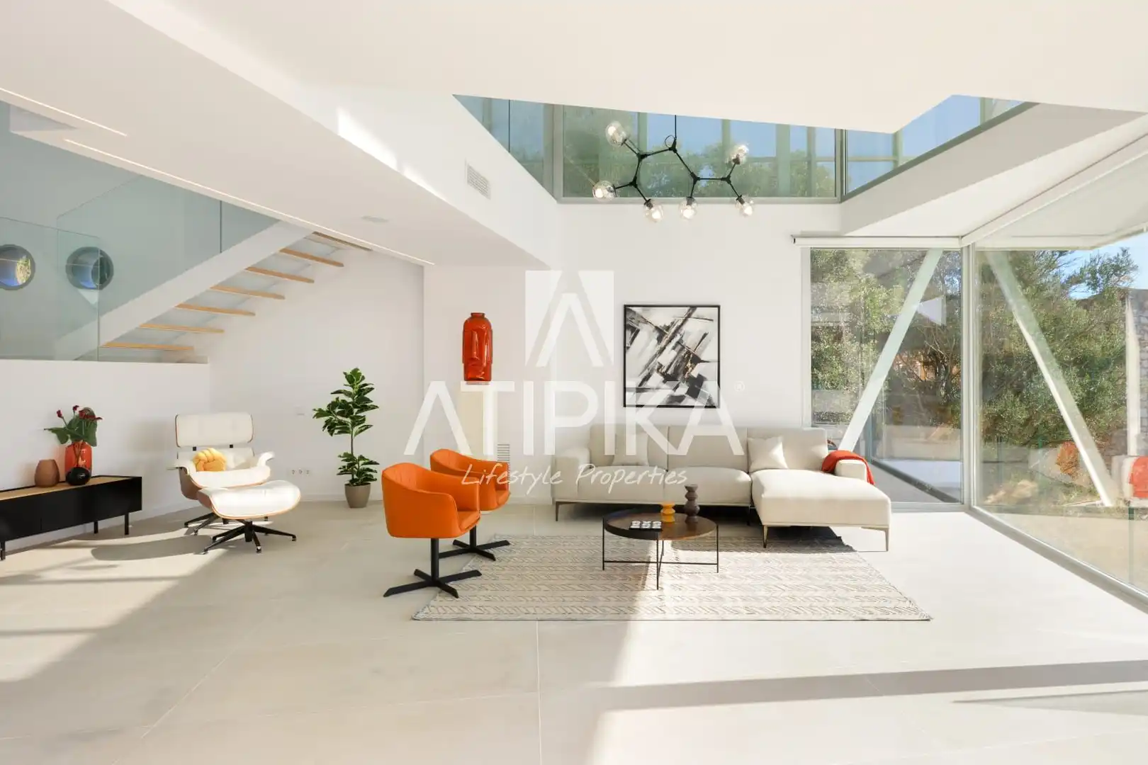 Sala d'estar de Casa o xalet en venda en Sitges amb Calefacció, Terrassa i Traster