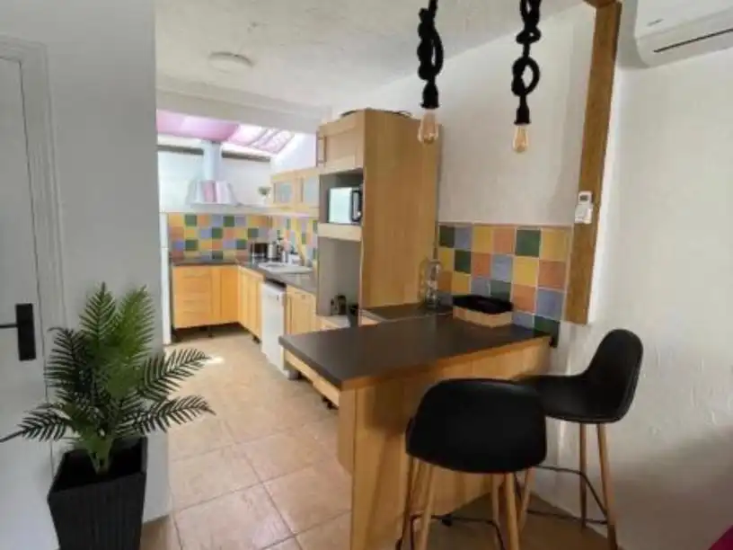 Cuina de Casa o xalet de lloguer en Santa Pola amb Aire condicionat i Terrassa