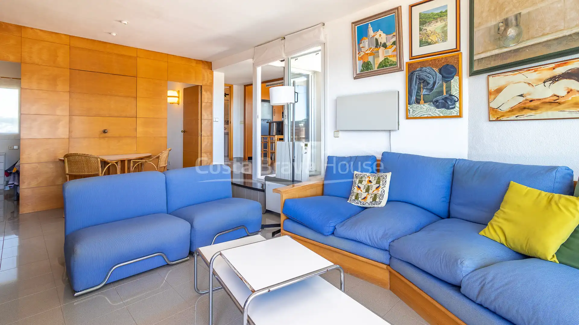 Sala d'estar de Apartament en venda en Palamós amb Calefacció, Terrassa i Forn