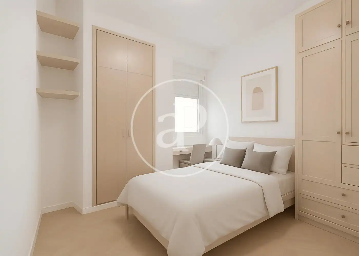 Bedroom of Flat for sale in Valencia  with Air Conditioner, Heating and Terrace