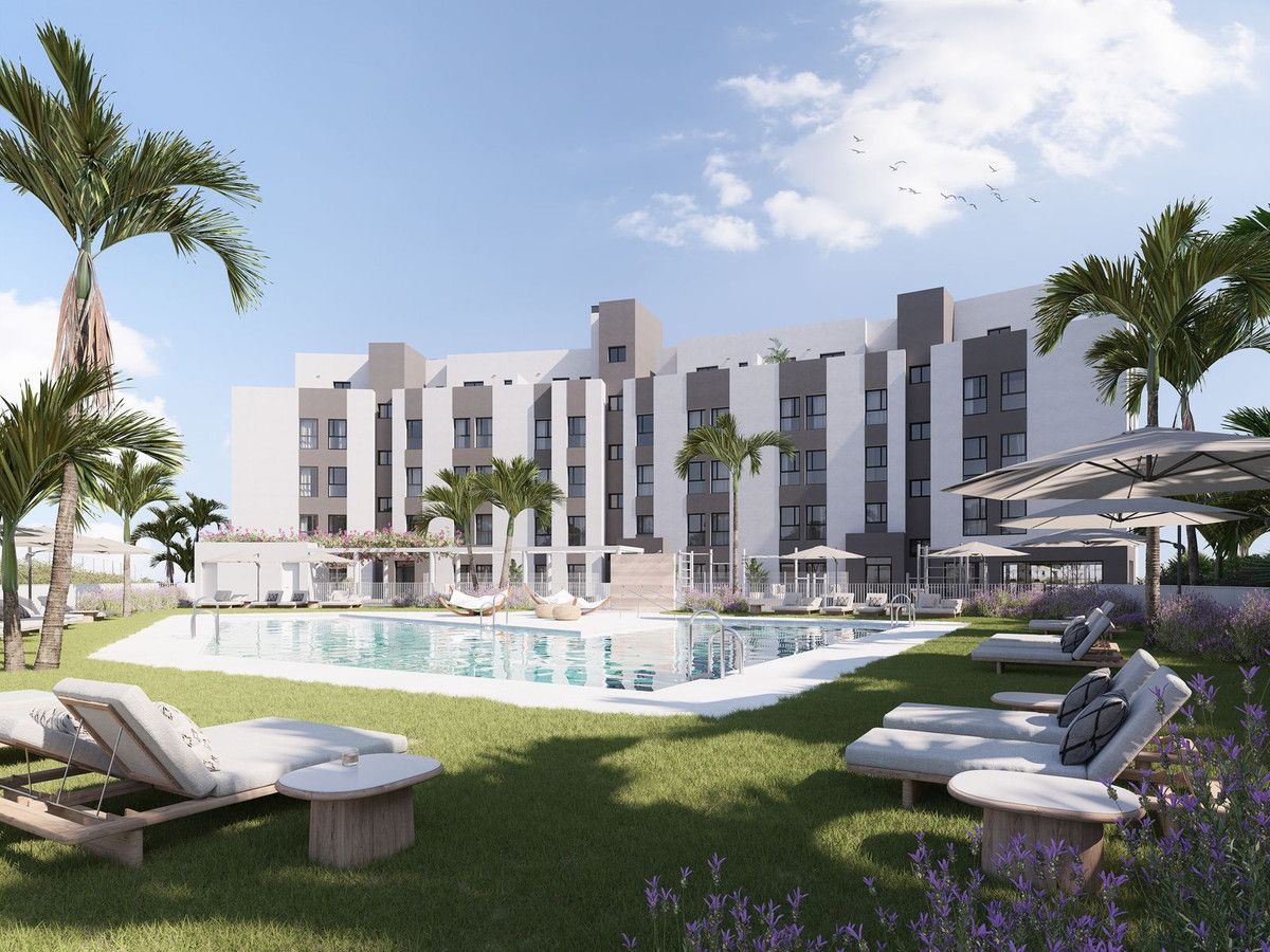 Exterior view of Apartment for sale in Mijas  with Air Conditioner, Private garden and Terrace