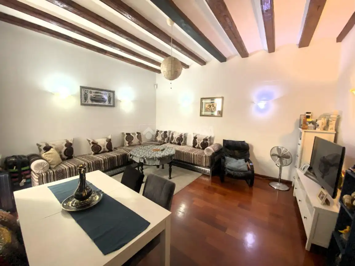 Living room of Flat for sale in Barcelona  with Balcony