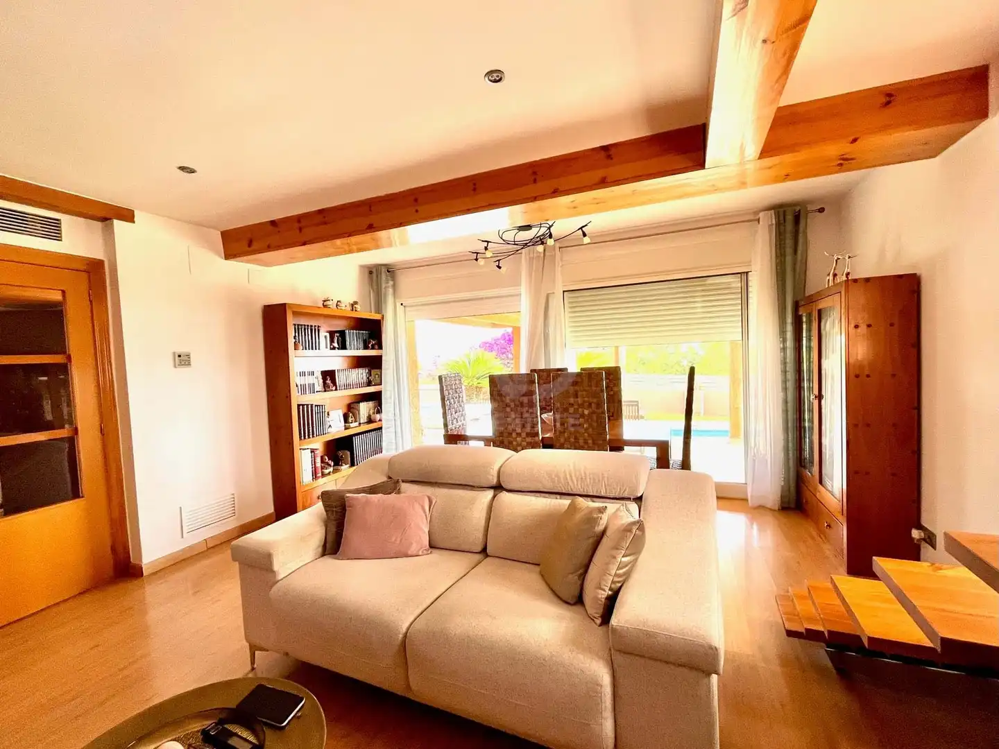 Sala d'estar de Casa o xalet en venda en Peñíscola / Peníscola amb Aire condicionat, Calefacció i Terrassa