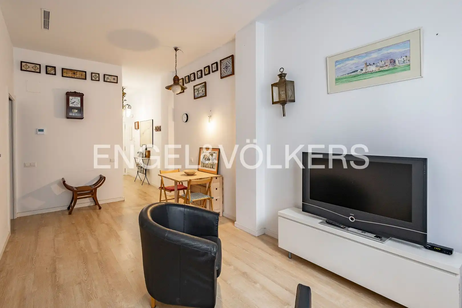 Sala d'estar de Apartament en venda en Sitges amb Aire condicionat i Calefacció
