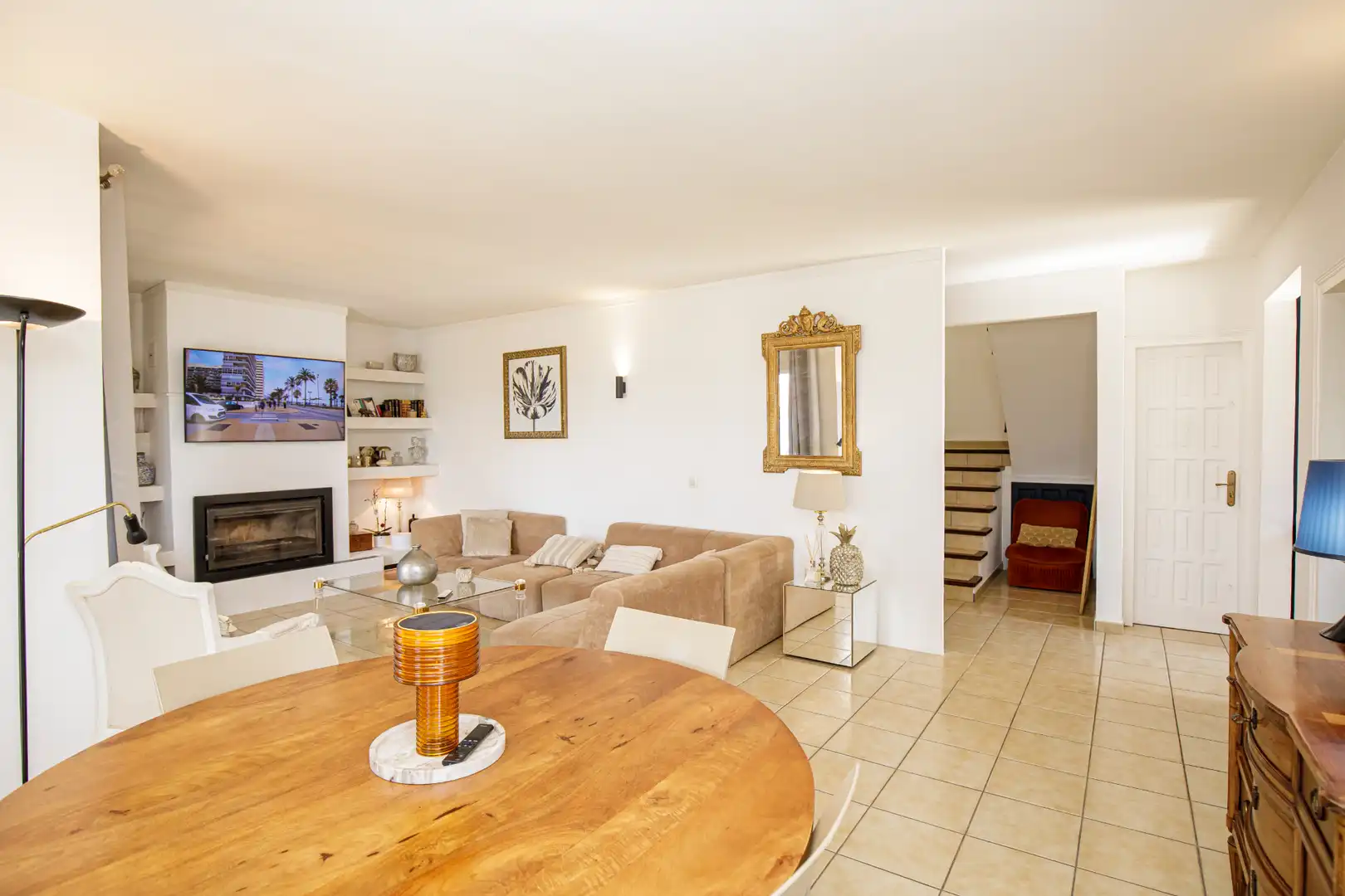 Sala de estar de Casa o chalet en venta en L'Escala con Aire acondicionado, Jardín privado y Terraza