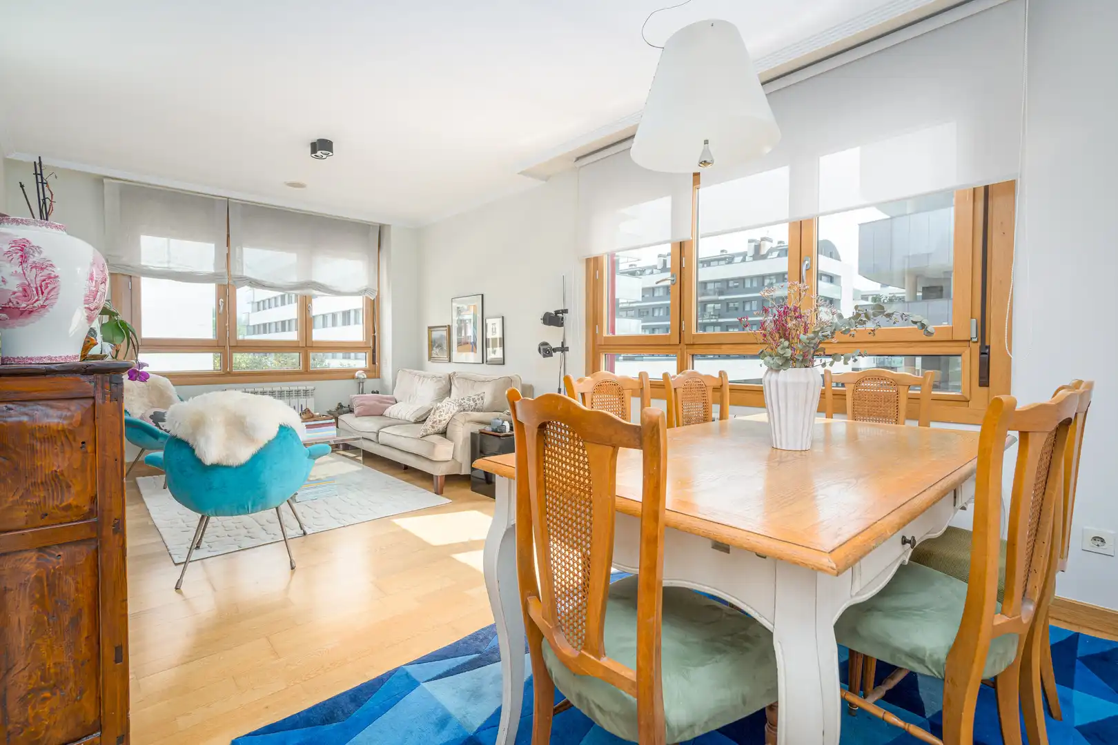 Esszimmer von Wohnung zum Verkauf in Gijón  mit Heizung und Parkett