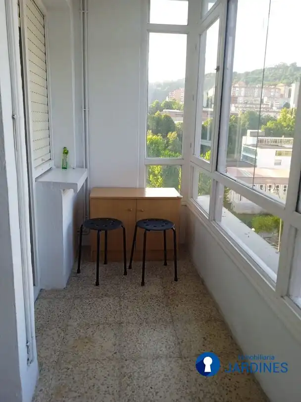Balcony of Flat for rent in Bilbao   with Heating and Terrace