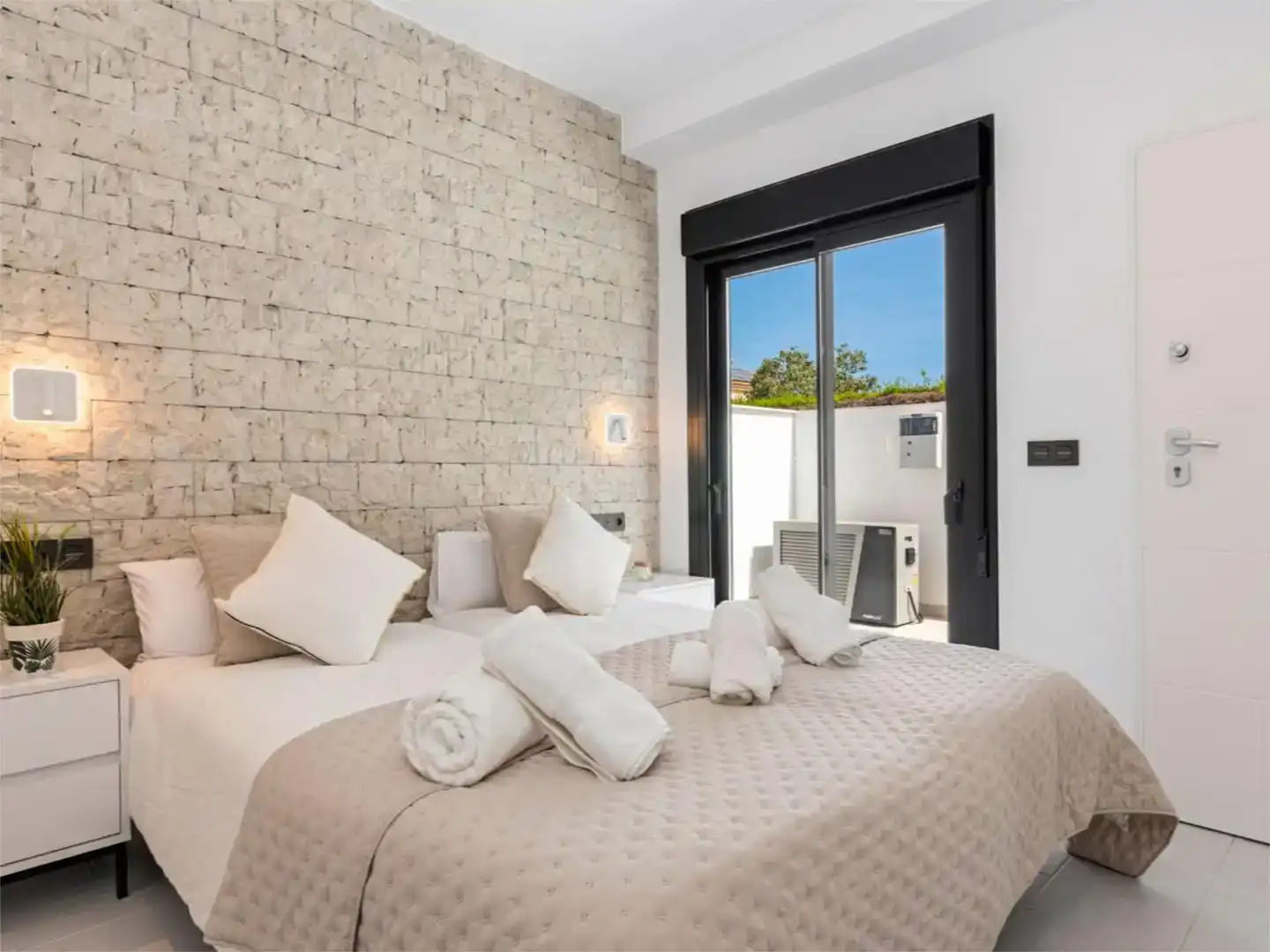 Habitación de Casa o chalet en venta en San Javier con Aire acondicionado, Piscina y Balcón