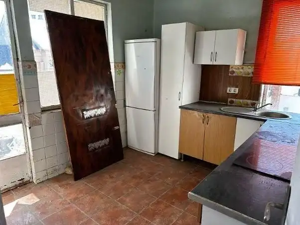 Cocina de Piso de alquiler en Bembibre con Terraza y Balcón
