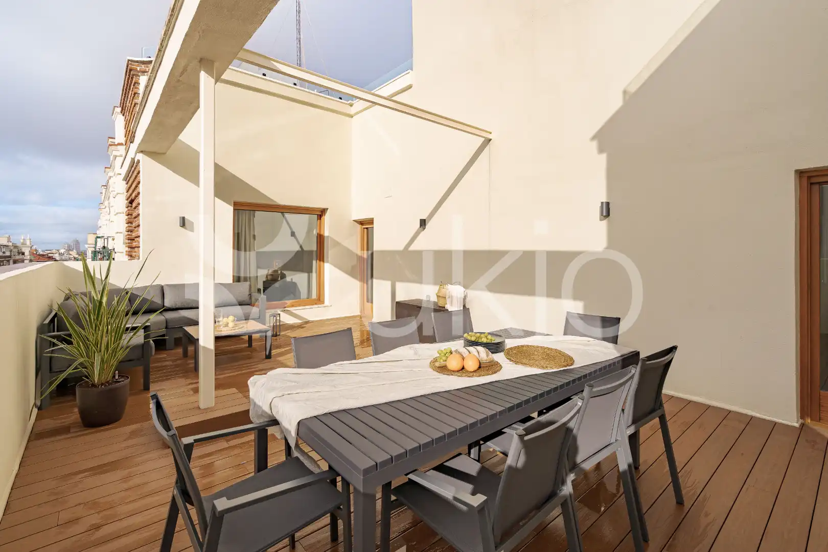 Terraza de Apartamento de alquiler en Madrid con Aire acondicionado, Calefacción y Terraza