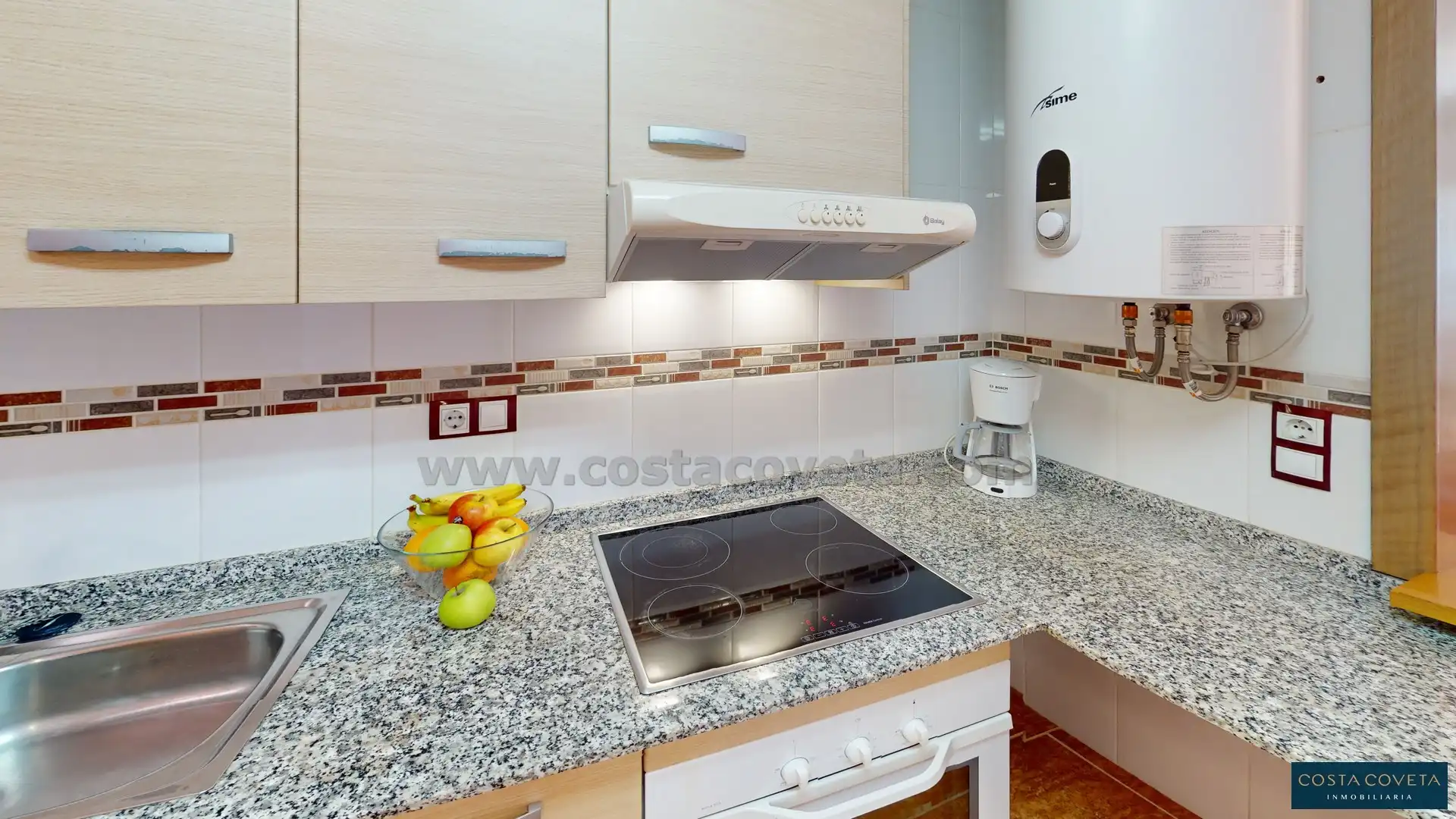 Küche von Wohnungen zum Verkauf in El Campello mit Klimaanlage, Terrasse und Möbliert