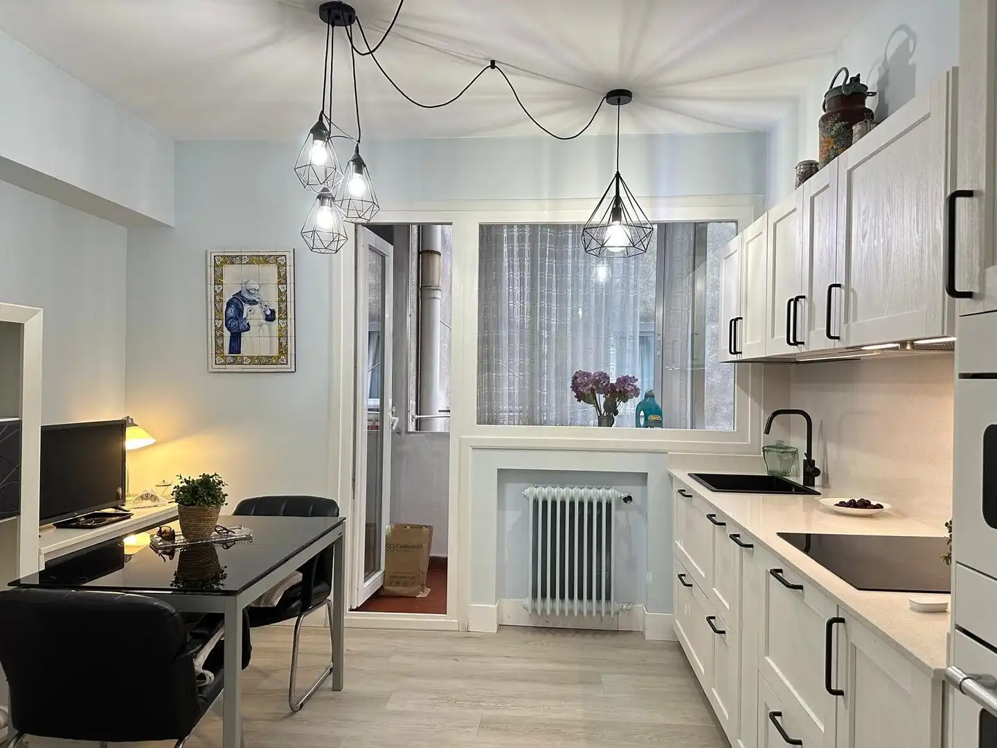 Cocina de Piso en venta en Getxo  con Calefacción, Terraza y Amueblado