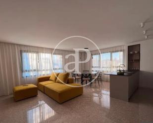 Living room of Flat to rent in  Valencia Capital  with Air Conditioner, Heating and Furnished