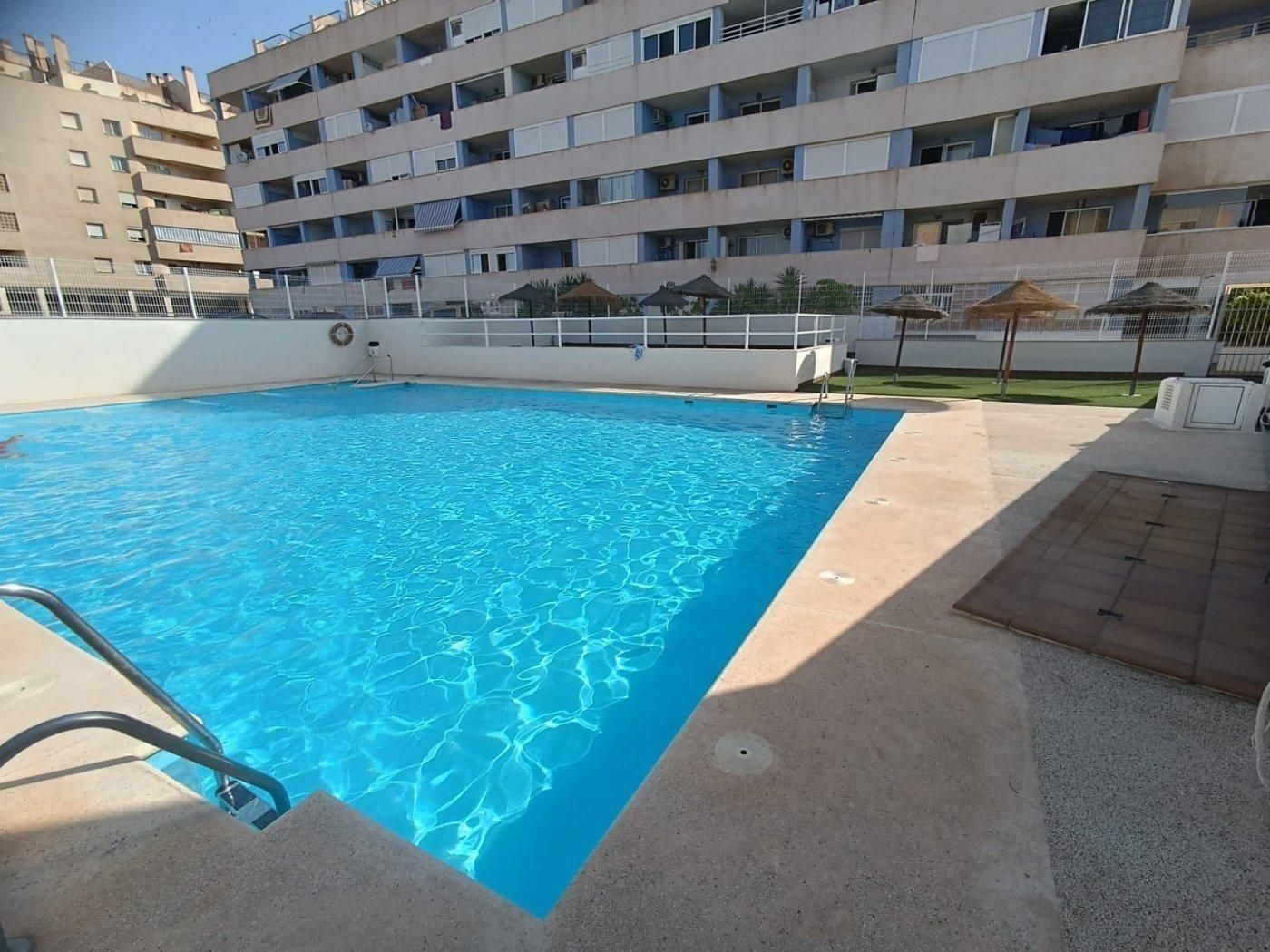 Swimming pool of Flat for sale in Roquetas de Mar  with Terrace