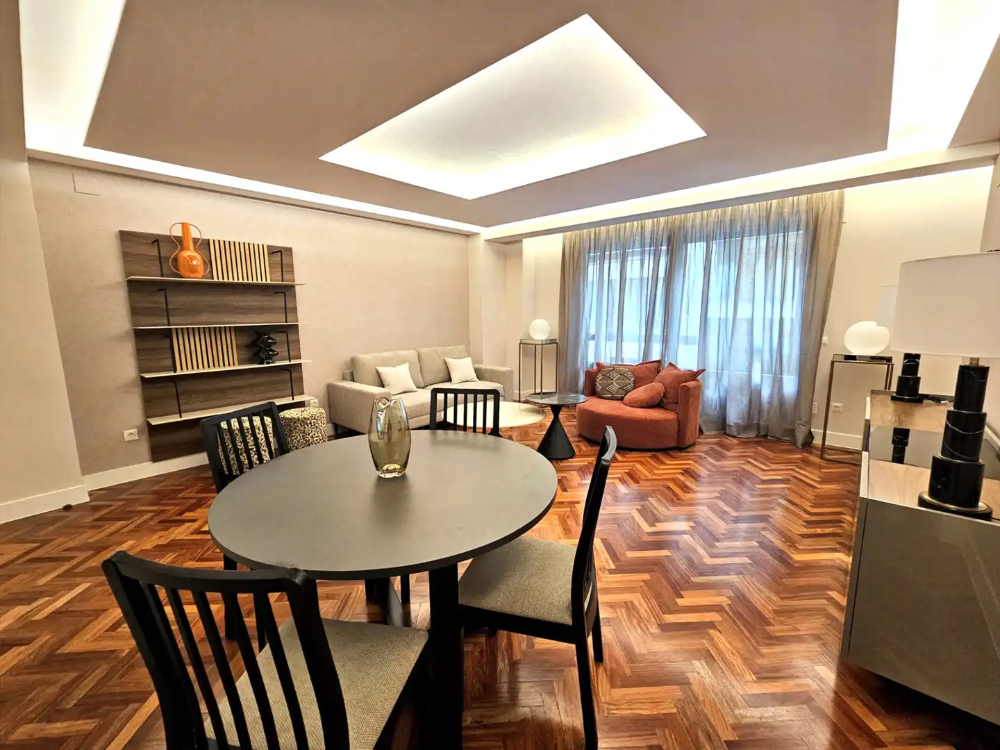 Sala de estar de Piso en venta en Madrid con Aire acondicionado, Calefacción y Parquet