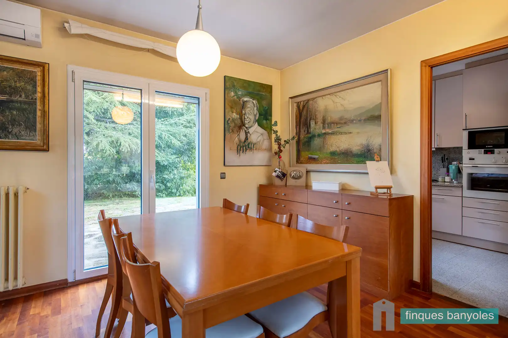Dining room of Houses for sale in Banyoles  with Air Conditioner, Heating and Private garden