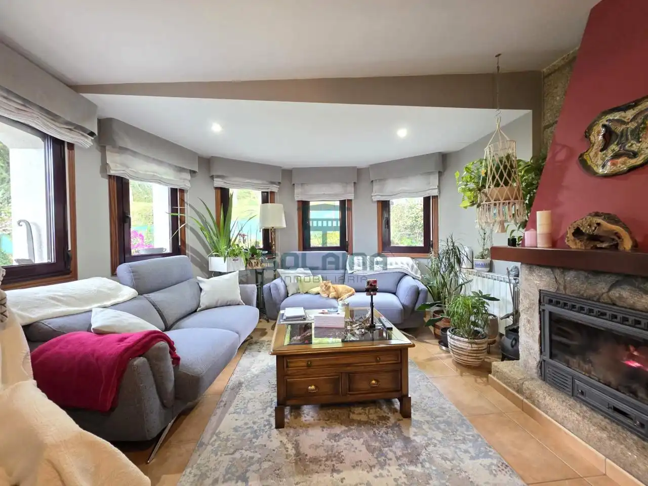 Sala de estar de Casa o chalet en venta en Esgos con Calefacción, Jardín privado y Parquet