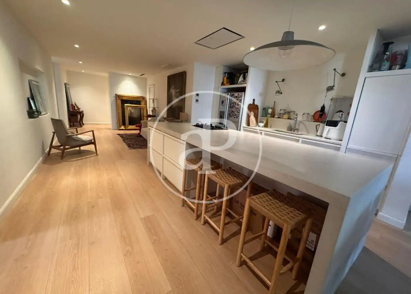 Kitchen of Flat for sale in Barcelona  with Air Conditioner, Heating and Private garden