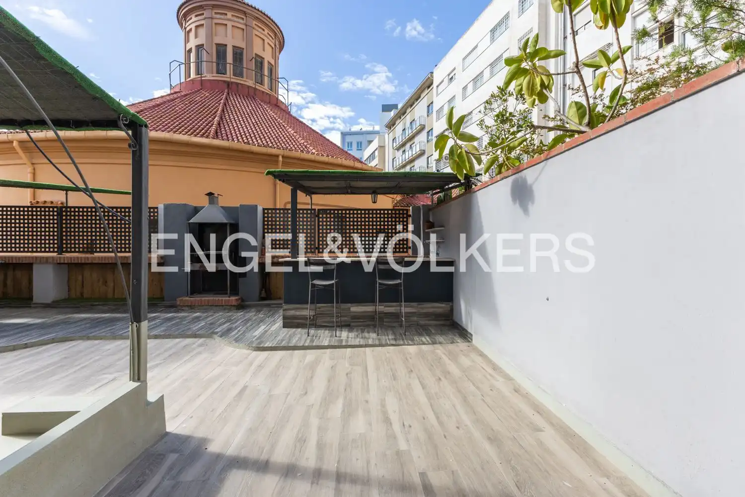 Terrace of Flat for rent in Valencia  with Air Conditioner, Heating and Terrace