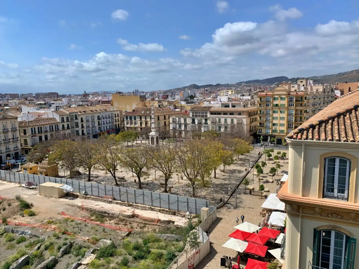 Vista exterior de Piso de alquiler en Málaga con Aire acondicionado, Calefacción y Amueblado