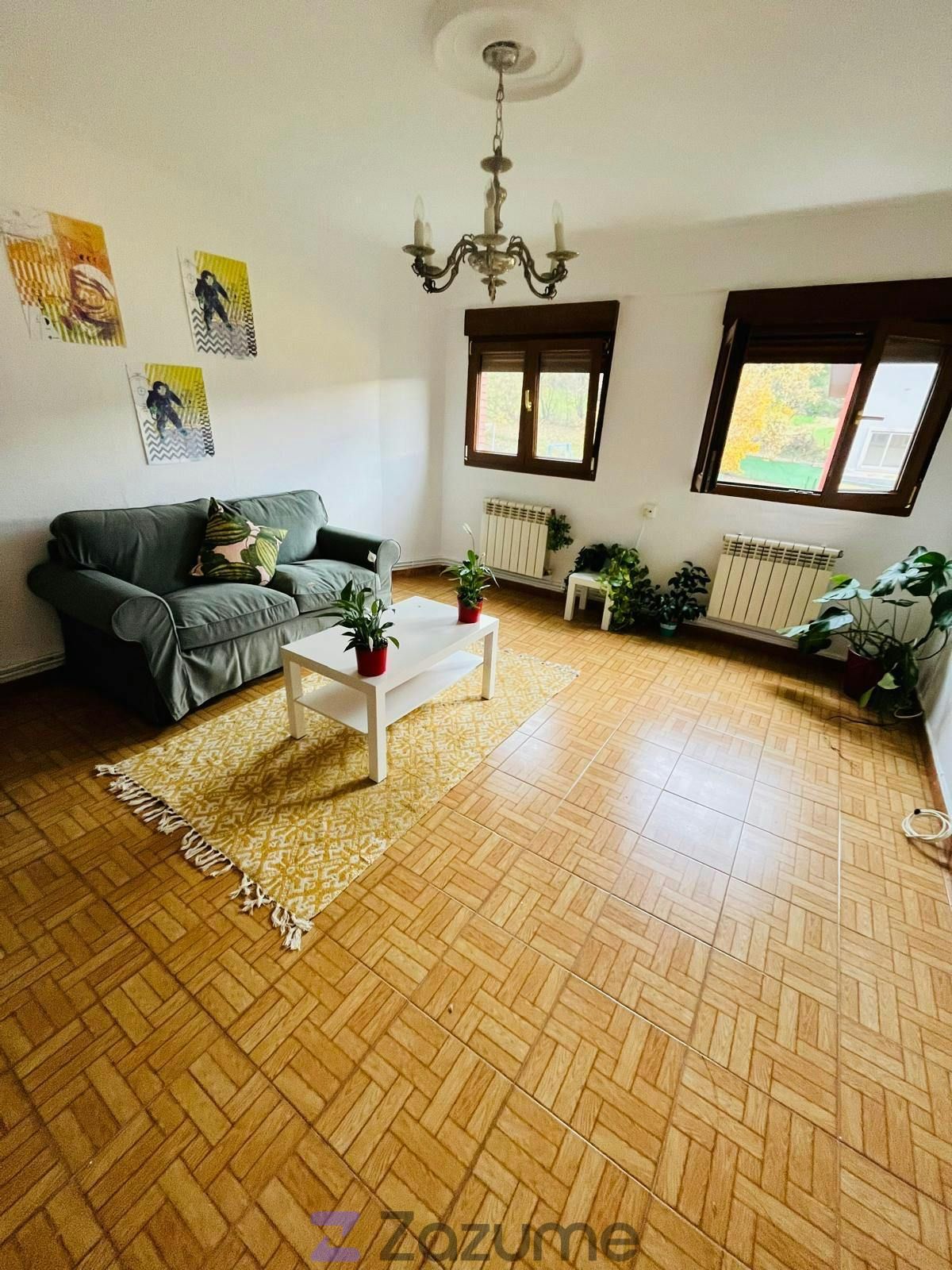 Living room of Flat to rent in Langreo  with Heating, Furnished and Oven