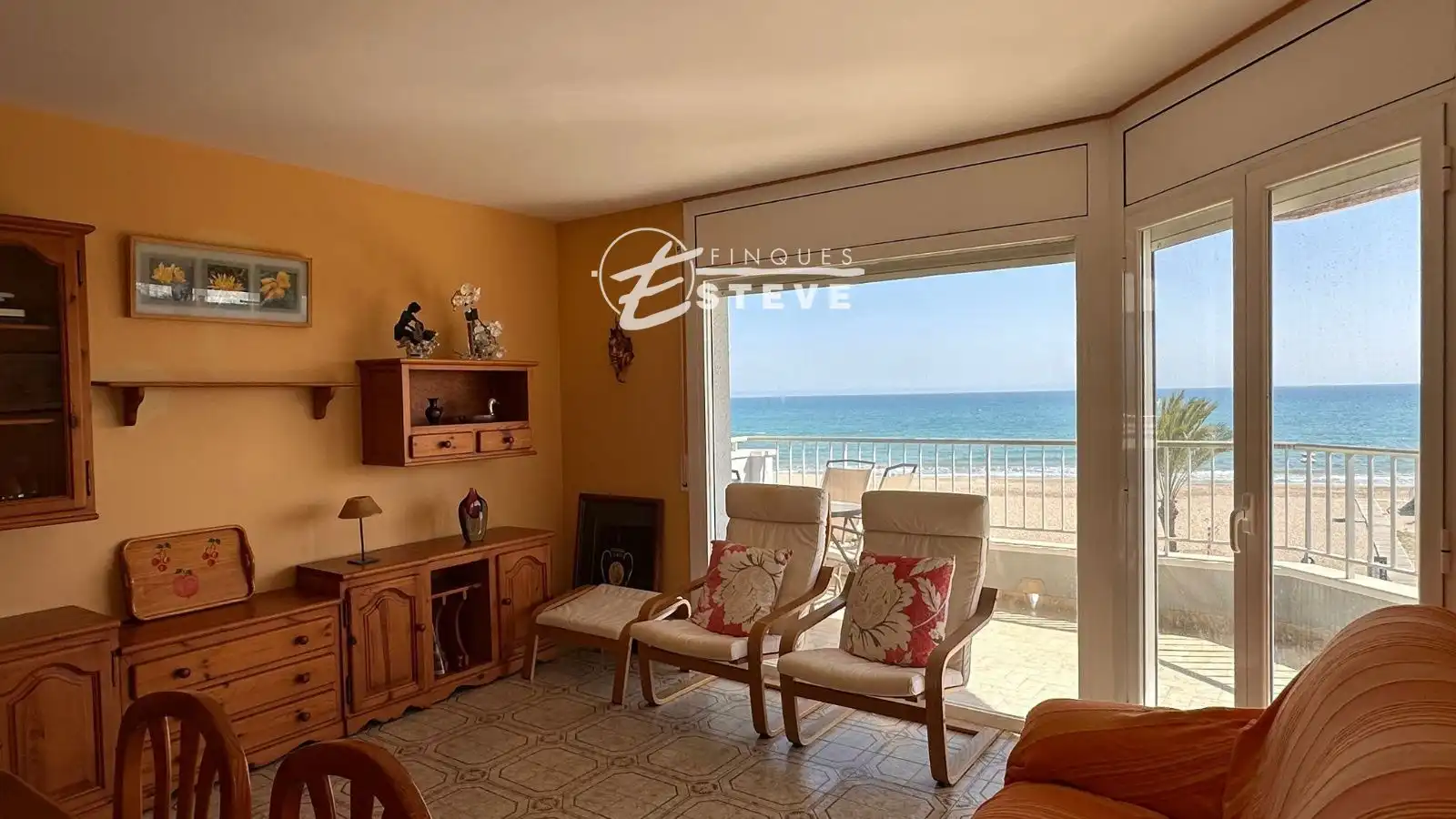 Sala de estar de Piso en venta en Calafell con Aire acondicionado, Terraza y Trastero
