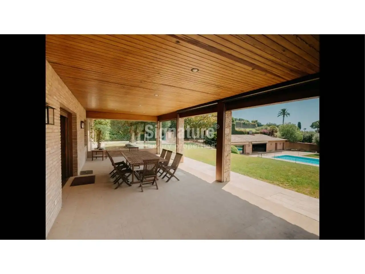 Terrassa de Casa o xalet en venda en Sant Andreu de Llavaneres amb Calefacció, Jardí privat i Terrassa