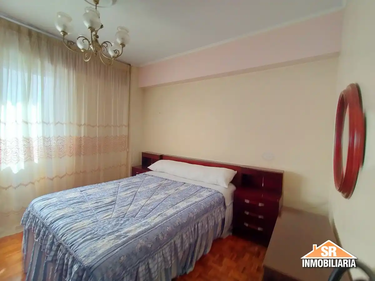 Bedroom of Flat for rent in A Coruña Capital   with Heating, Parquet flooring and Furnished