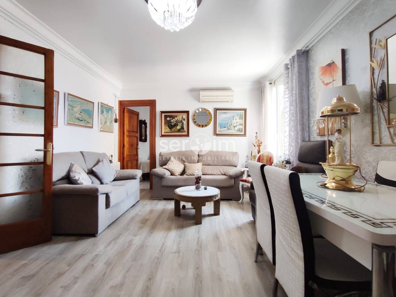 Sala de estar de Piso en venta en Girona Capital