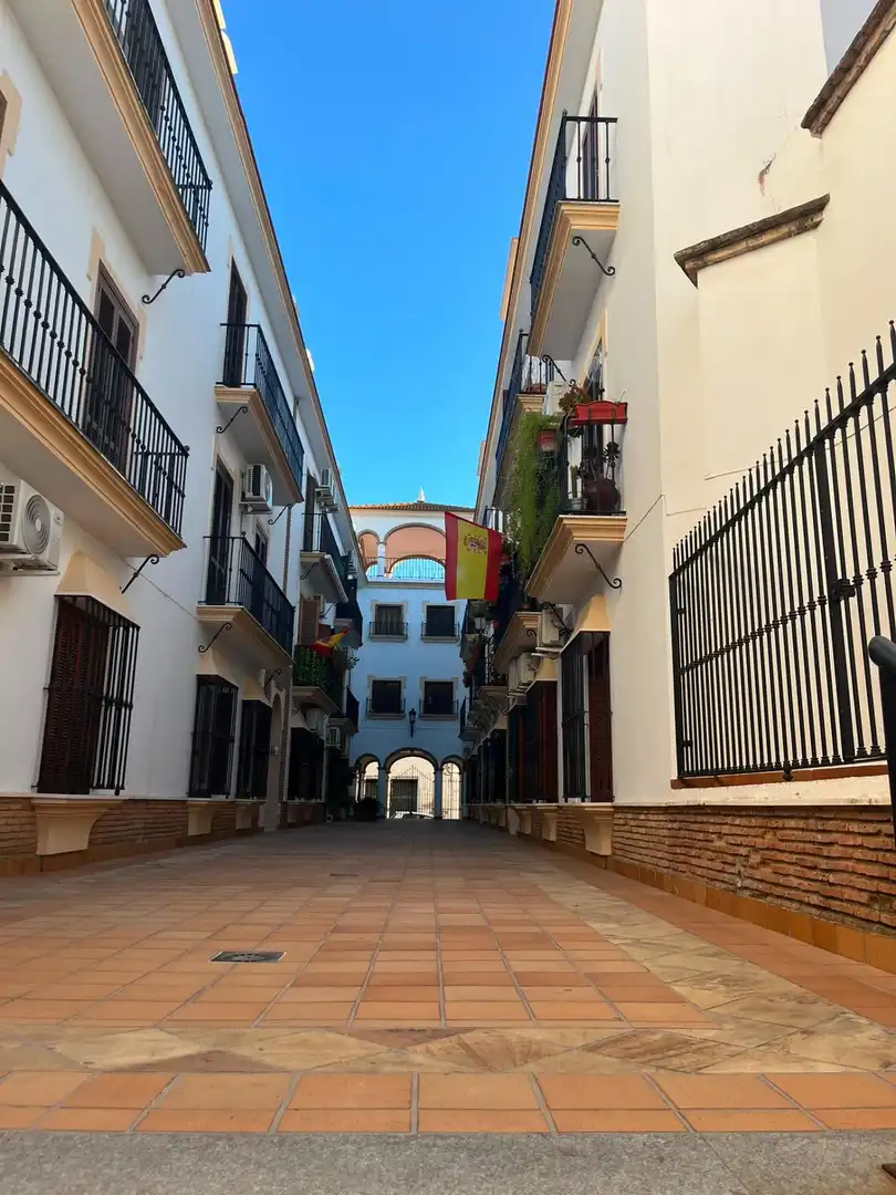 Vista exterior de Estudio en venta en Moguer con Aire acondicionado, Amueblado y Balcón