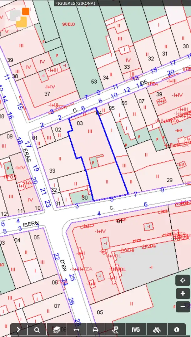 Terreny residencial en venda a Centre