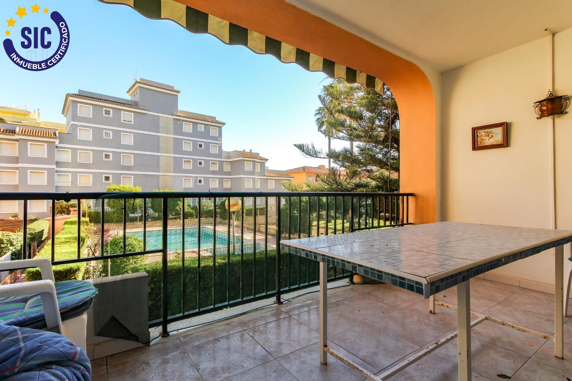 Terrassa de Casa adosada en venda en Sueca amb Calefacció, Jardí privat i Terrassa