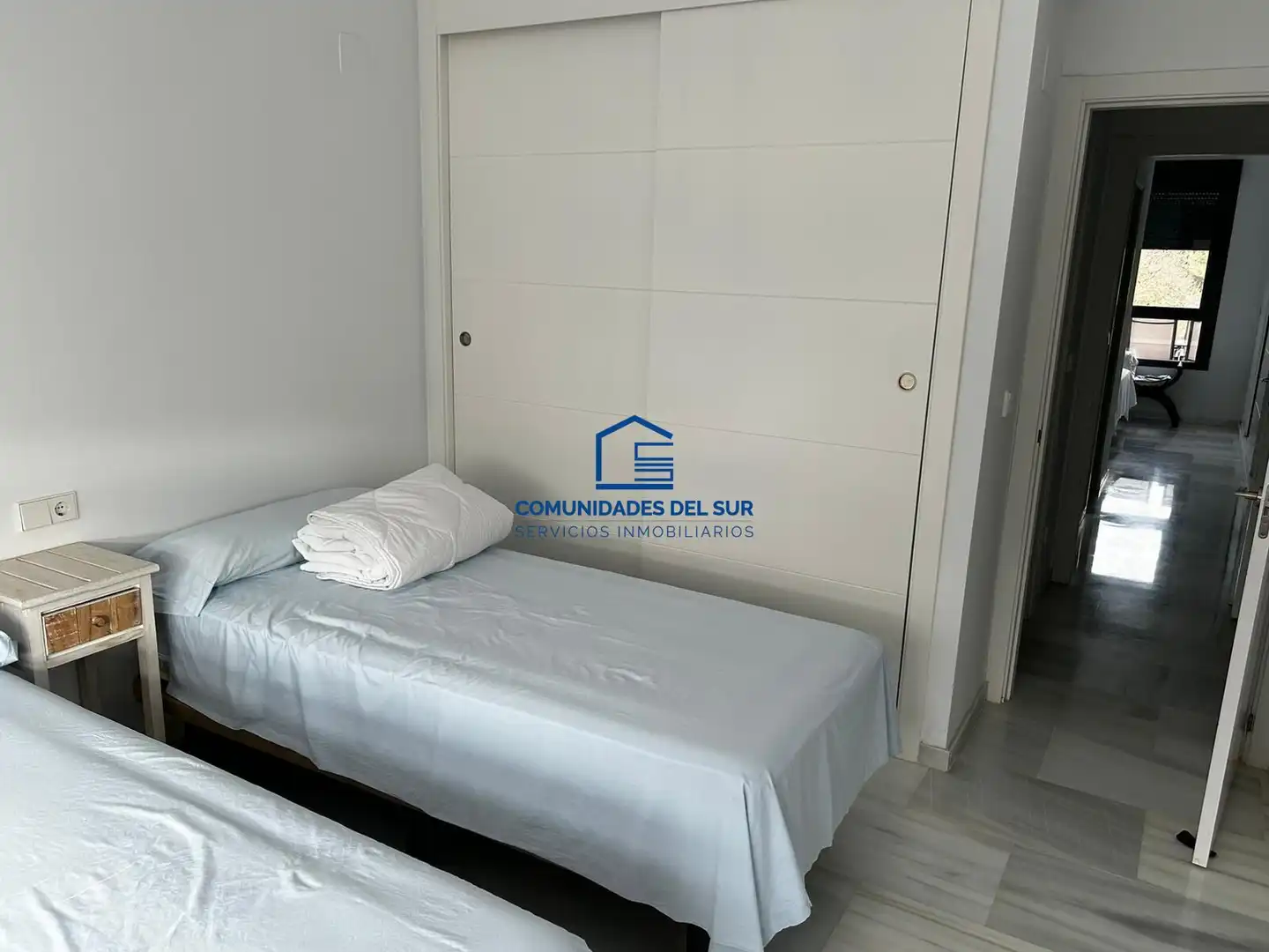 Schlafzimmer von Wohnung zur Miete in El Puerto de Santa María mit Klimaanlage, Privatgarten und Terrasse