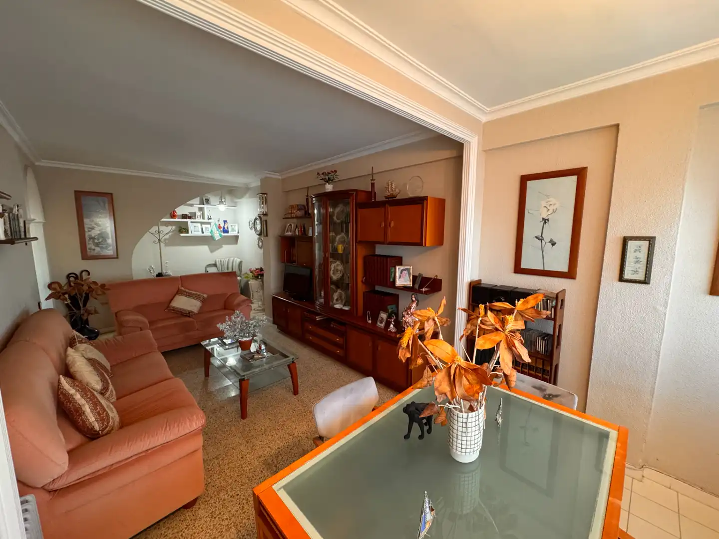 Sala de estar de Dúplex en venta en Cádiz con Terraza, Trastero y Amueblado