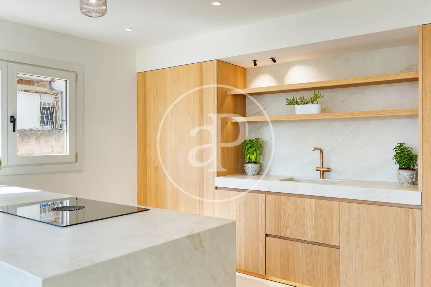 Cocina de Piso en venta en  Palma de Mallorca con Aire acondicionado, Calefacción y Jardín privado