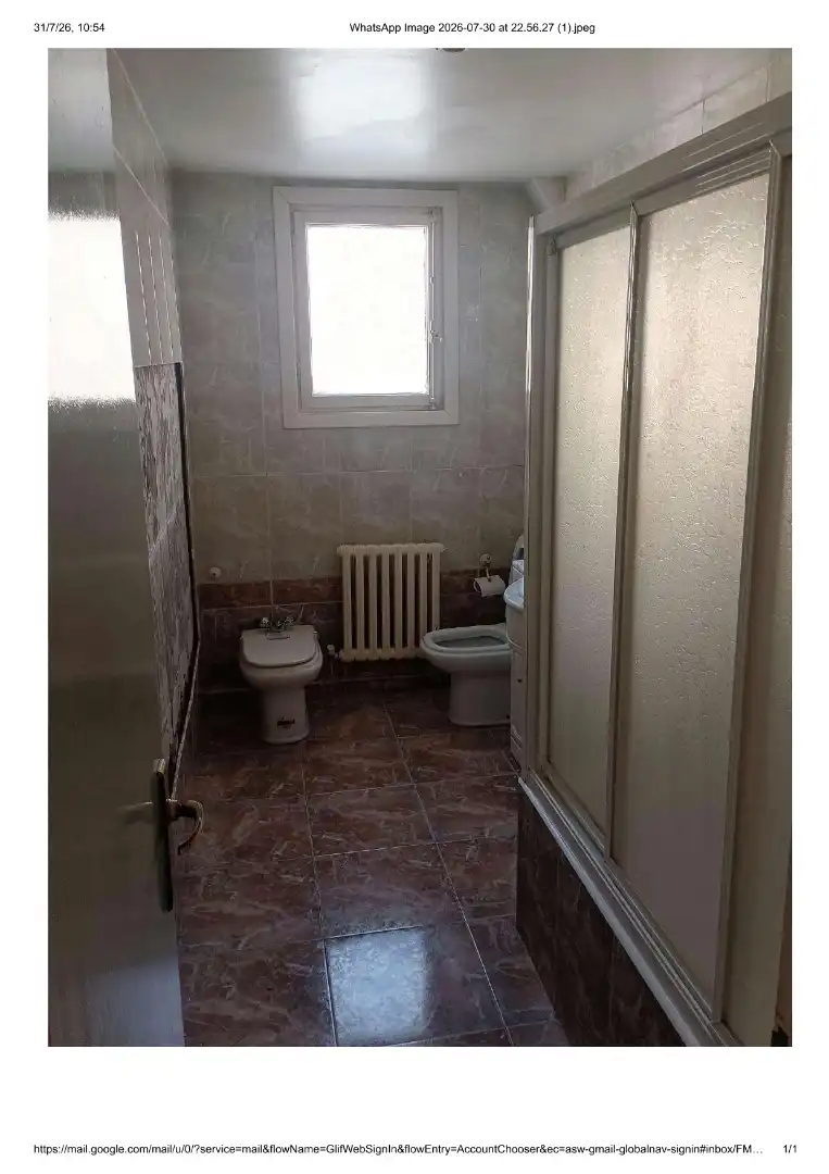 Bathroom of Flat for sale in  Pamplona / Iruña  with Parquet flooring and Balcony