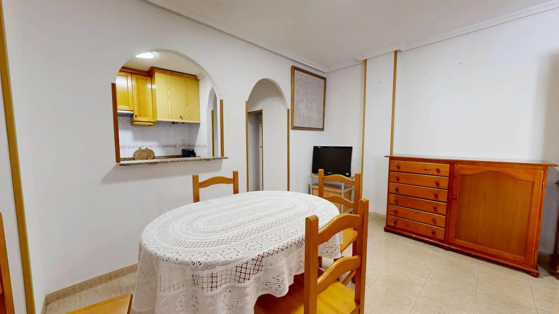 Kitchen of Apartments for rent in Torrevieja  with Air Conditioner and Furnished