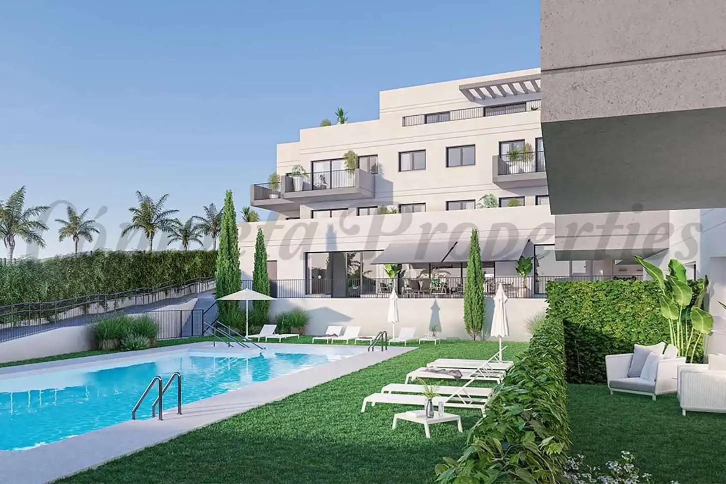 Apartamento con piscina en venta en Algarrobo costa