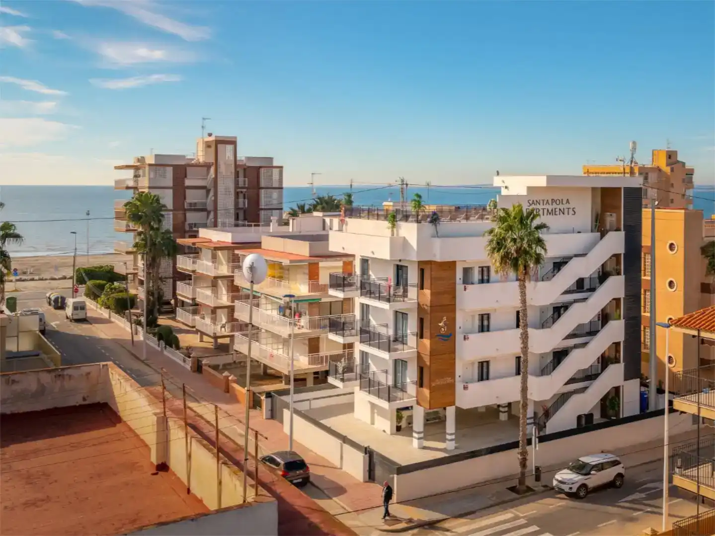 Exterior view of Commercial properties for sale in Santa Pola  with Air Conditioner