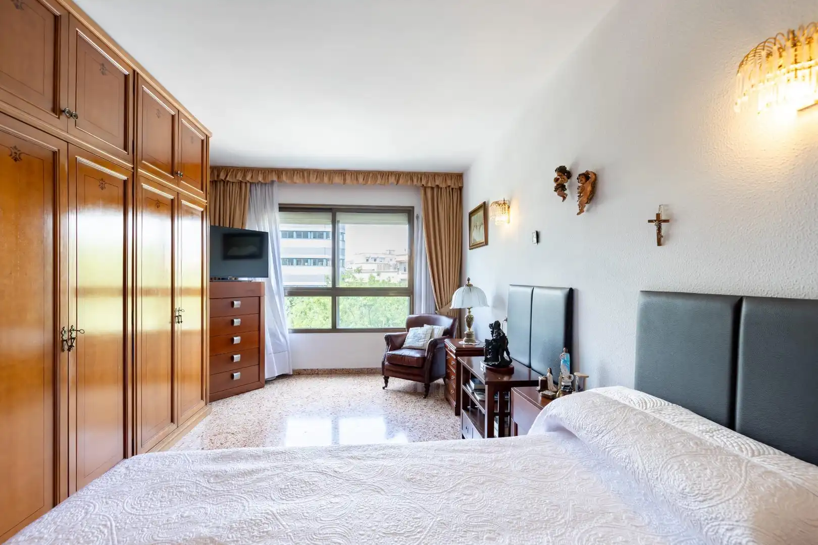 Bedroom of Flat for sale in  Palma de Mallorca  with Air Conditioner, Heating and Terrace