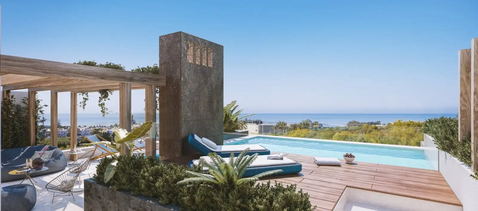 Terrace of Houses for sale in Marbella  with Air Conditioner, Private garden and Terrace