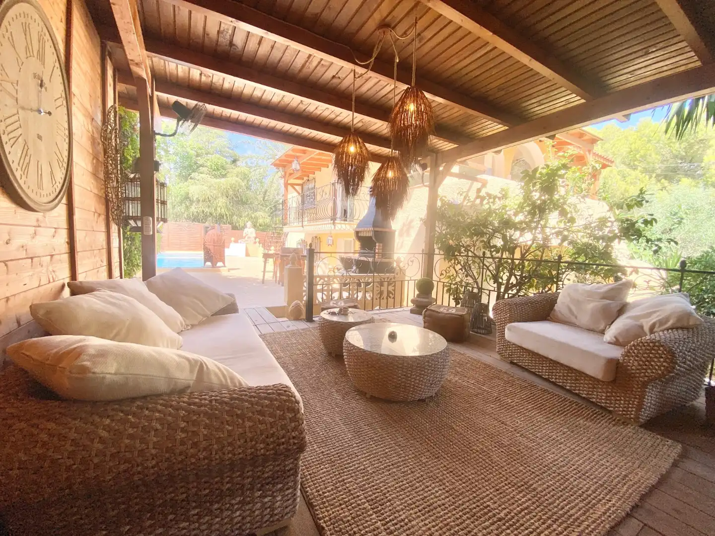 Terraza de Casa o chalet de alquiler en L'Alfàs del Pi con Aire acondicionado, Calefacción y Jardín privado