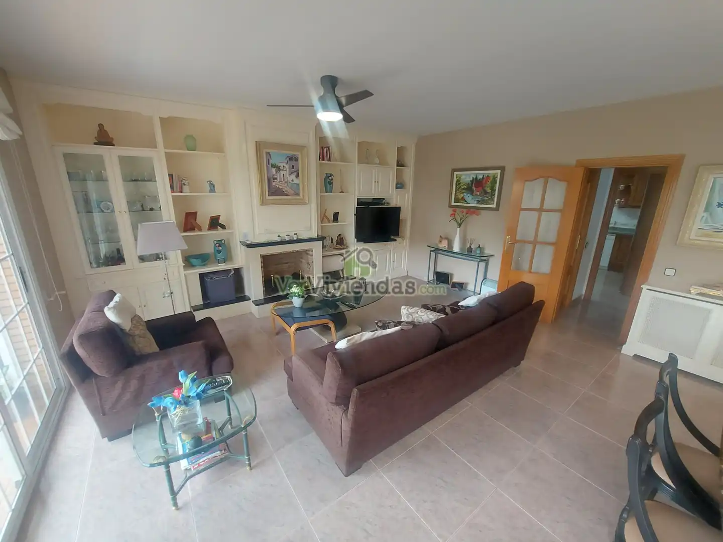 Sala de estar de Casa o chalet en venta en Vallirana con Calefacción, Jardín privado y Terraza