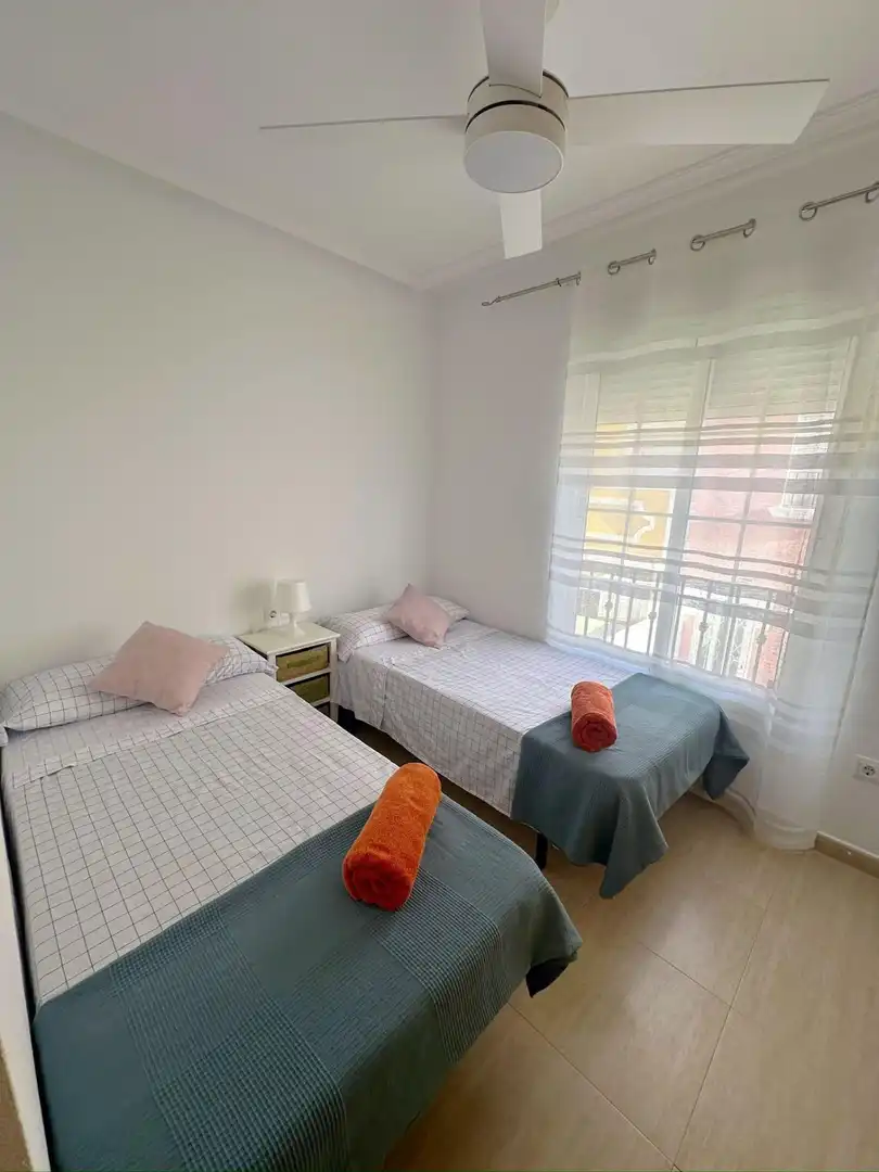 Schlafzimmer von Maisonette zur Miete in Pulpí mit Klimaanlage und Gemeinschaftspool