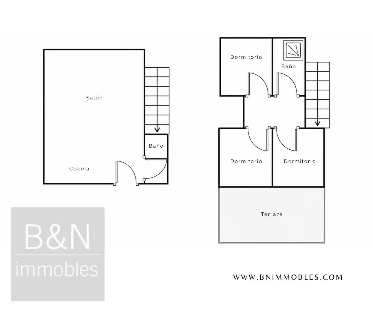 Maisonette zum Verkauf in Terrassa mit Heizung und Terrasse