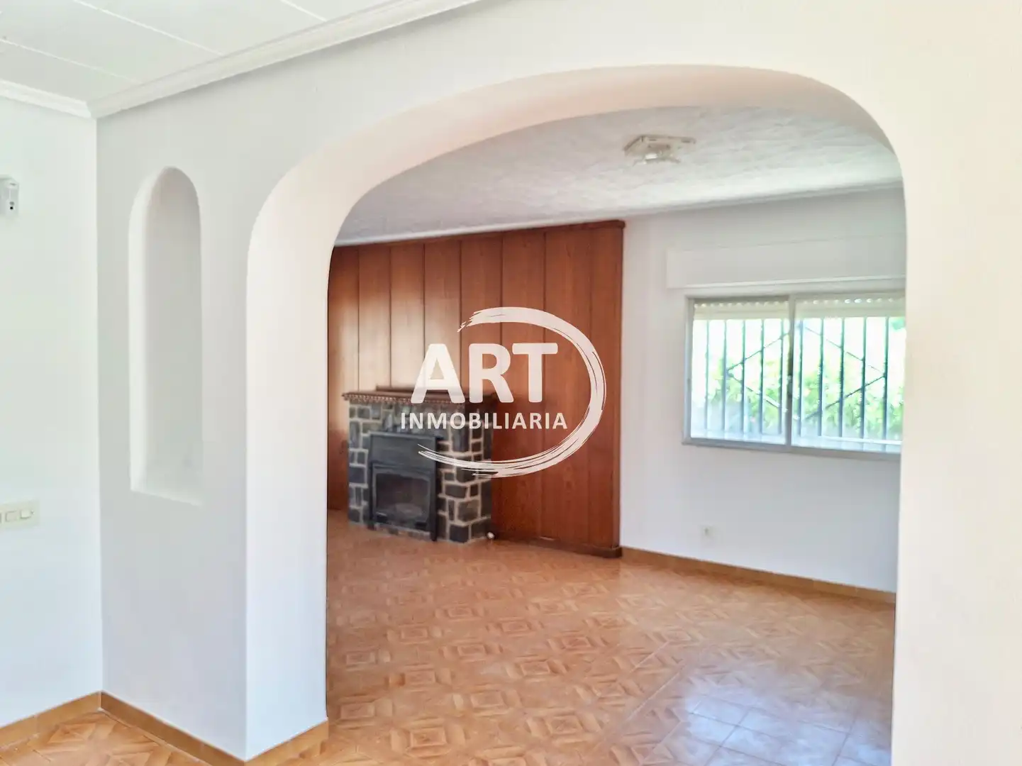 Sala d'estar de Casa o xalet en venda en Bétera amb Aire condicionat, Jardí privat i Terrassa