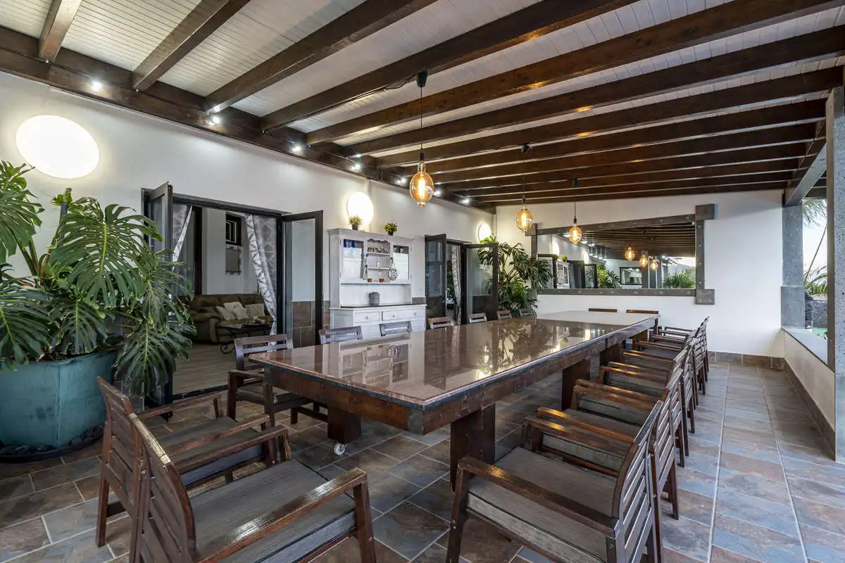 Dining room of Houses for sale in Tías  with Private garden, Swimming Pool and Furnished