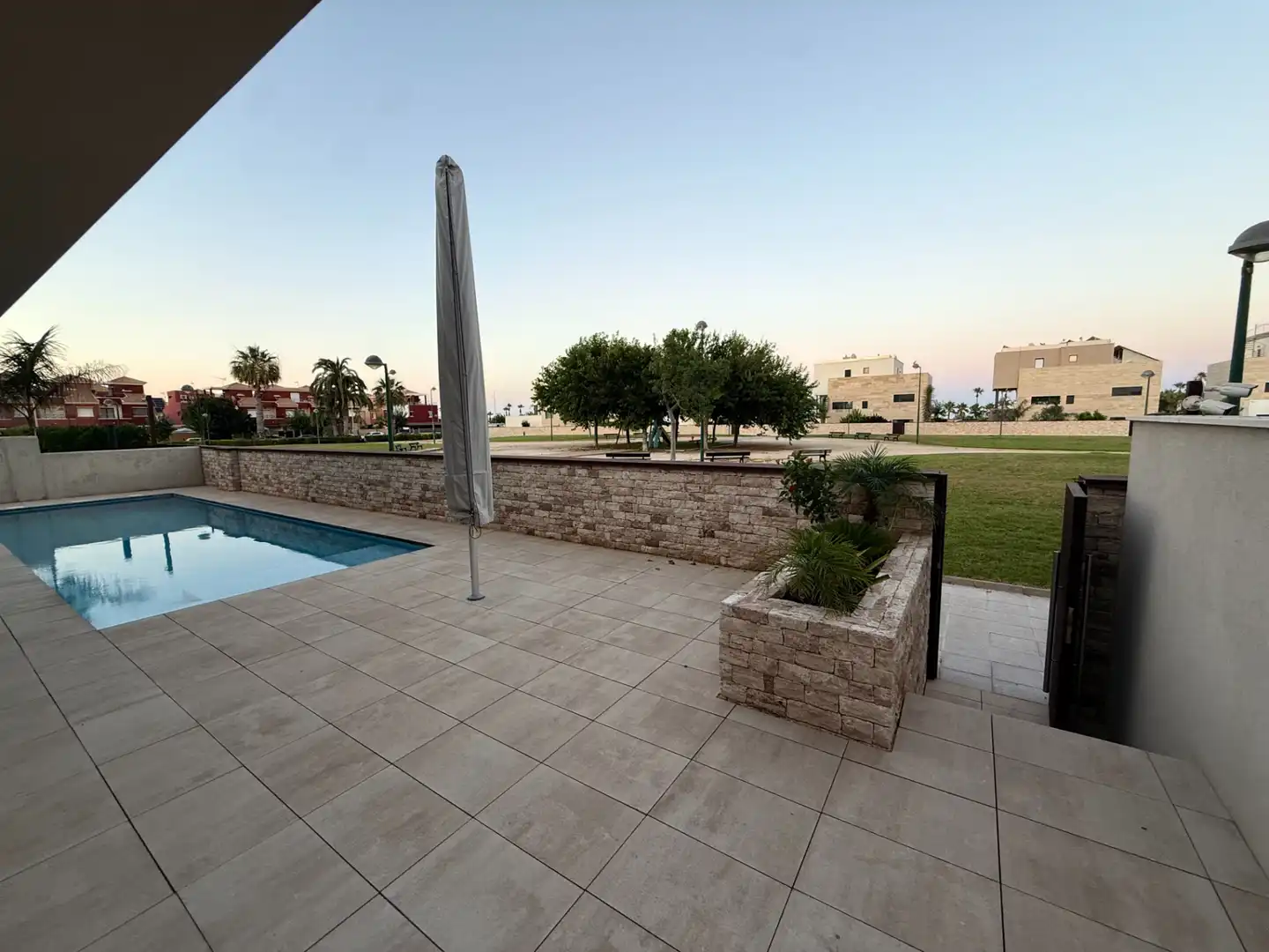 Terraza de Casa o chalet en venta en Pilar de la Horadada con Aire acondicionado, Jardín privado y Terraza