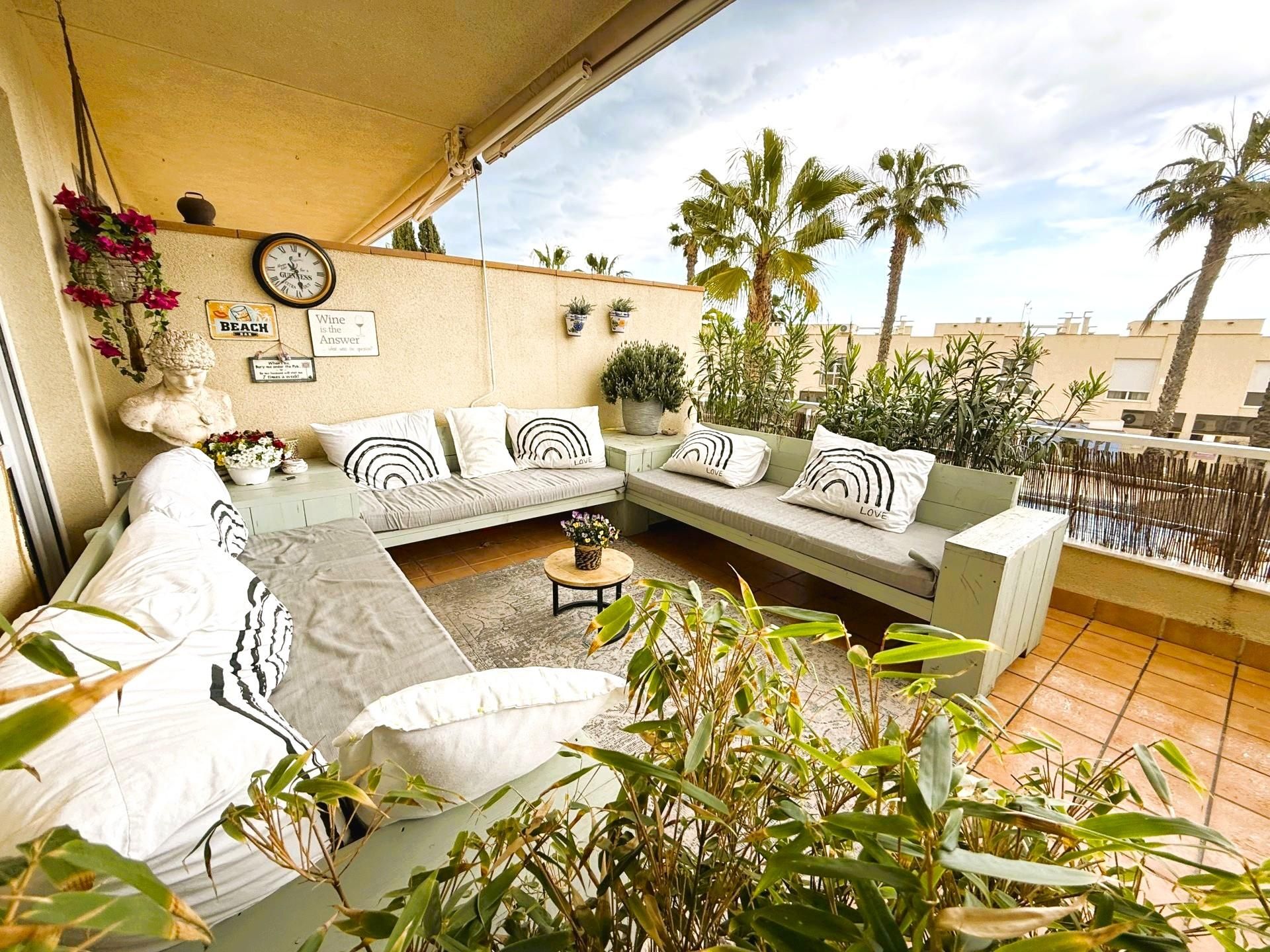 Terrace of Apartment for sale in Torrevieja  with Air Conditioner, Terrace and Community pool